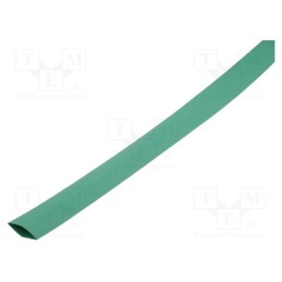 5 m x CYG/KTG - CB-HFT(2X) 9.5 - Heat shrink sleeve, glueless, 2: 1, 9.5mm, L: 1m, blue, polyolefine