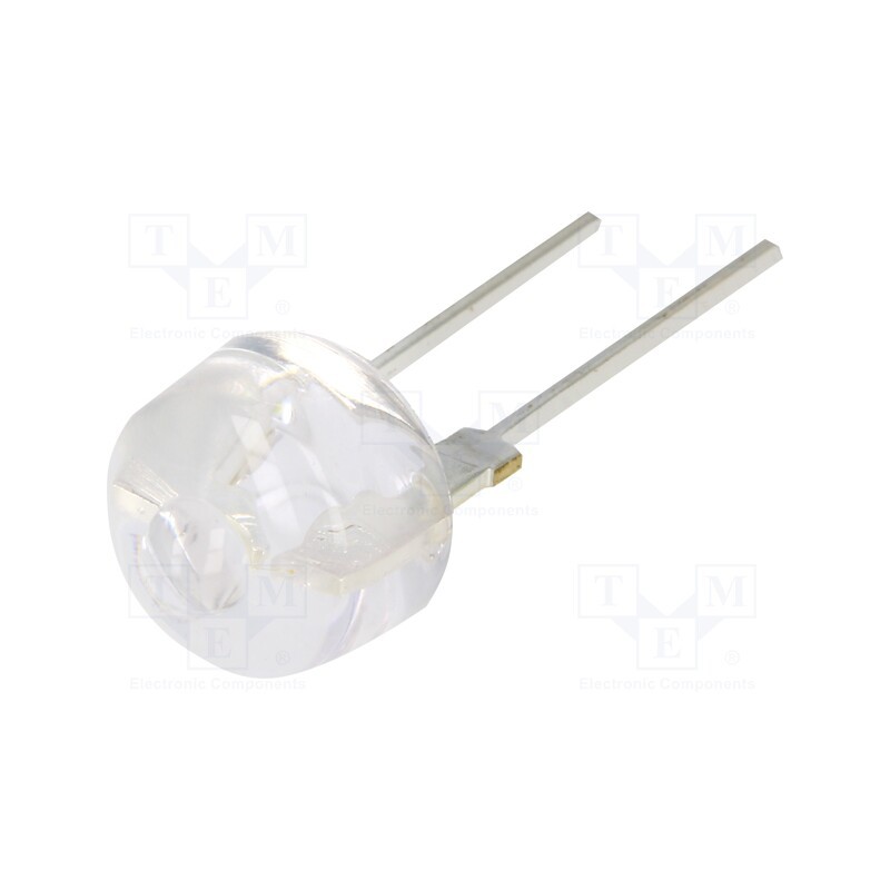 1 pcs x OPTOSUPPLY - OSW5XAAC21U - LED, 10mm, white cold, 80000mcd, 17°, Front: convex, 2.8÷3.6V