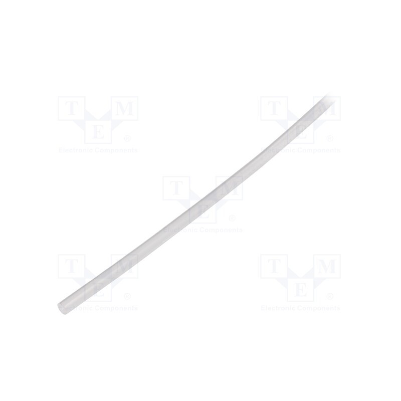 5 m x TASKER - GTM 2412 TR - Heat shrink sleeve, glueless, 2: 1, 2.4mm, L: 1m, transparent