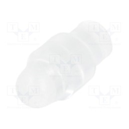 1 pcs x MENTOR - 1265.1001 - Fiber for LED, round, Ø2.8mm, Front: convex, straight, -20÷50°C