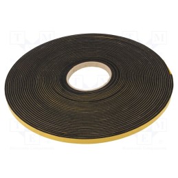 20 m x ROZTOCZE - USPE-10.03 - Gasket, EPDM, Thk: 3mm, black, L: 20m, W: 10mm