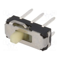 1 pcs x KNITTER-SWITCH - MMP 221 - Switch: slide, Pos: 2, SP3T, 0.3A/6VDC, ON-ON-ON, PCB,THT, -25÷85°C