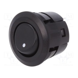 1 pcs x MIYAMA - DS059K-WD-K - ROCKER, SPST, Pos: 2, ON-OFF, 3A/250VAC, black, none, Rcont max: 20mΩ