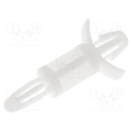 20 pcs x ESSENTRA - LCBS-8-01 - PCB distance, polyamide, L: 12.7mm, snap fastener, natural