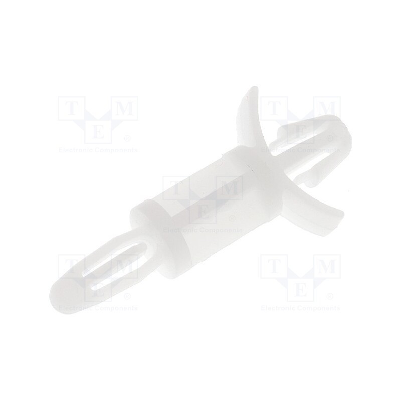 20 pcs x ESSENTRA - LCBS-8-01 - PCB distance, polyamide, L: 12.7mm, snap fastener, natural