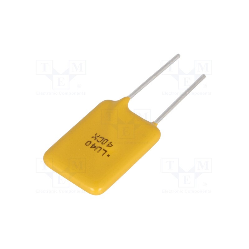 5 pcs x ECE - ERF-LU040V2 - Fuse: PTC polymer, 400mA, bag, Ø0.65x7.6mm