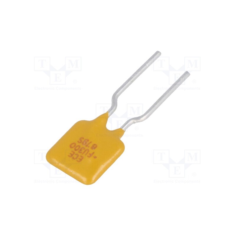 5 pcs x ECE - FU300-16 - Fuse: PTC polymer, 3A, Ø0.81x7.6mm