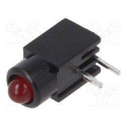 1 pcs x MENTOR - 2817.2131 - LED, in housing, red, 2.8mm, No.of diodes: 1, 20mA, 60°, 1.2÷4mcd