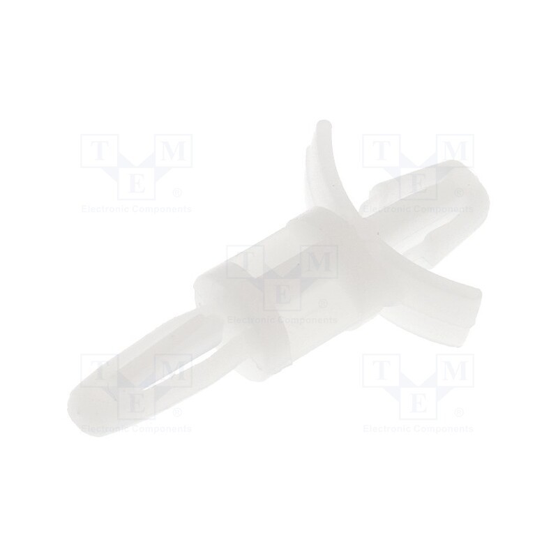 20 pcs x ESSENTRA - LCBS-6-01 - PCB distance, polyamide, L: 9.5mm, snap fastener, natural, UL94V-2