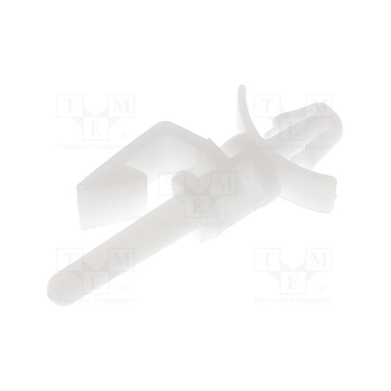 20 pcs x ESSENTRA - EHCBS-6-01 - PCB distance, polyamide, L: 9.5mm, edge, natural, UL94V-2, -40÷85°C