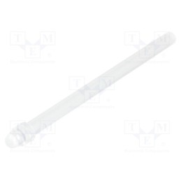1 pcs x MENTOR - 1265.1002 - Fiber for LED, round, Ø2.8mm, Front: convex, straight, -20÷50°C