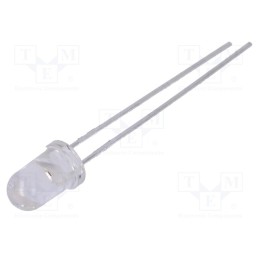 1 pcs x BROADCOM (AVAGO) - HLMP-C115 - LED, 5mm, red, 290÷600mcd, 15°, Front: convex, 1.8÷2.2V