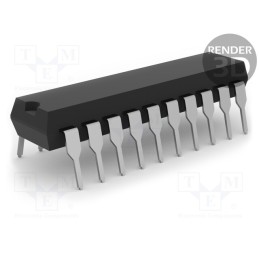 1 pcs x TEXAS INSTRUMENTS - MSP430G2353IN20 - IC: microcontroller, DIP20, Interface: I2C,IrDA,JTAG,SPI,UART