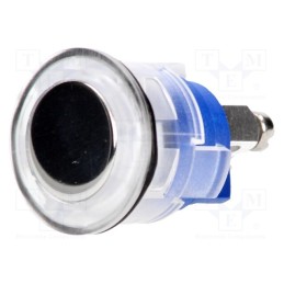 1 pcs x ONPOW - GQ16F-10/PC - Switch: vandal resistant, Pos: 2, SPST-NO, 2A/36VDC, IP65, OFF-(ON)