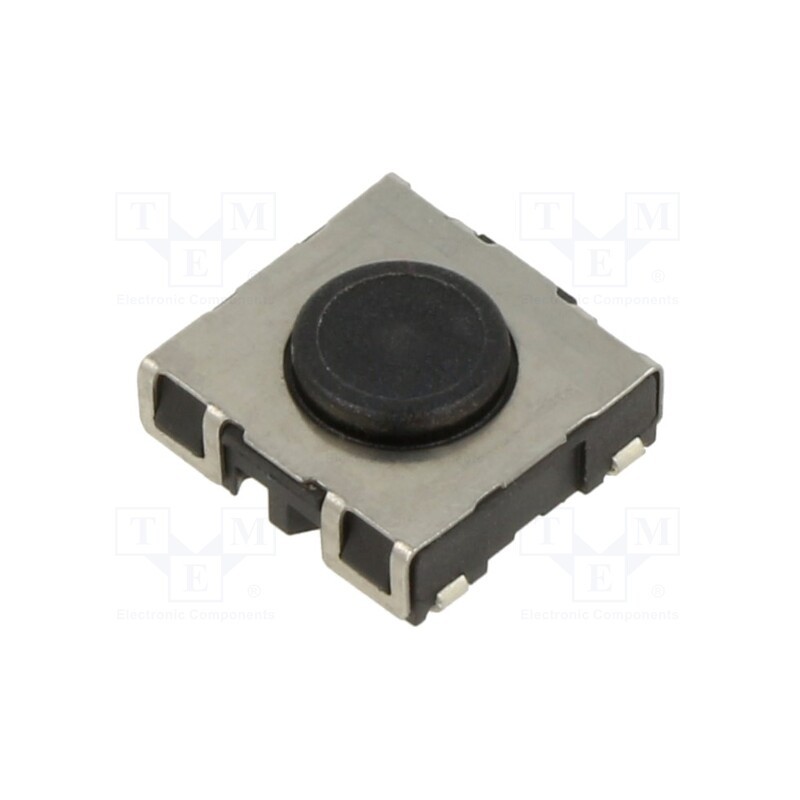 1 pcs x SCHURTER - 1241.1601.11 - Microswitch TACT, SPST-NO, Pos: 2, 0.05A/42VDC, SMD, 1.8N, 4.7mm