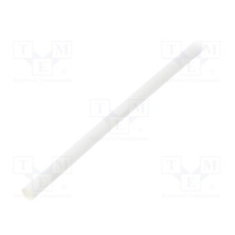 6 m x TE Connectivity - RNF-3000-6/2-9-STK - Heat shrink sleeve, glueless, 3: 1, 6mm, L: 1.2m, white, polyolefine