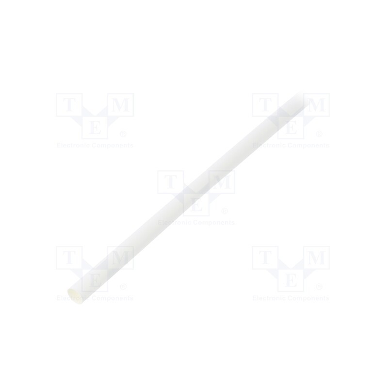 6 m x TE Connectivity - RNF-3000-6/2-9-STK - Heat shrink sleeve, glueless, 3: 1, 6mm, L: 1.2m, white, polyolefine