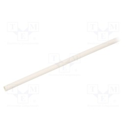 6 m x TE Connectivity - RNF-100-3/16-9-STK - Heat shrink sleeve, glueless,flexible, 2: 1, 4.7mm, L: 1.2m, white