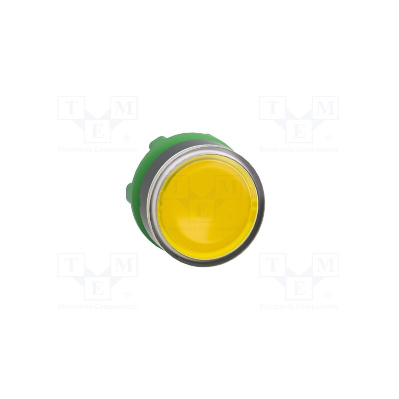 1 pcs x SCHNEIDER ELECTRIC - ZB5AW383 - Switch: push-button, 22mm, Stabl.pos: 1, yellow, IP20, flat, Pos: 2