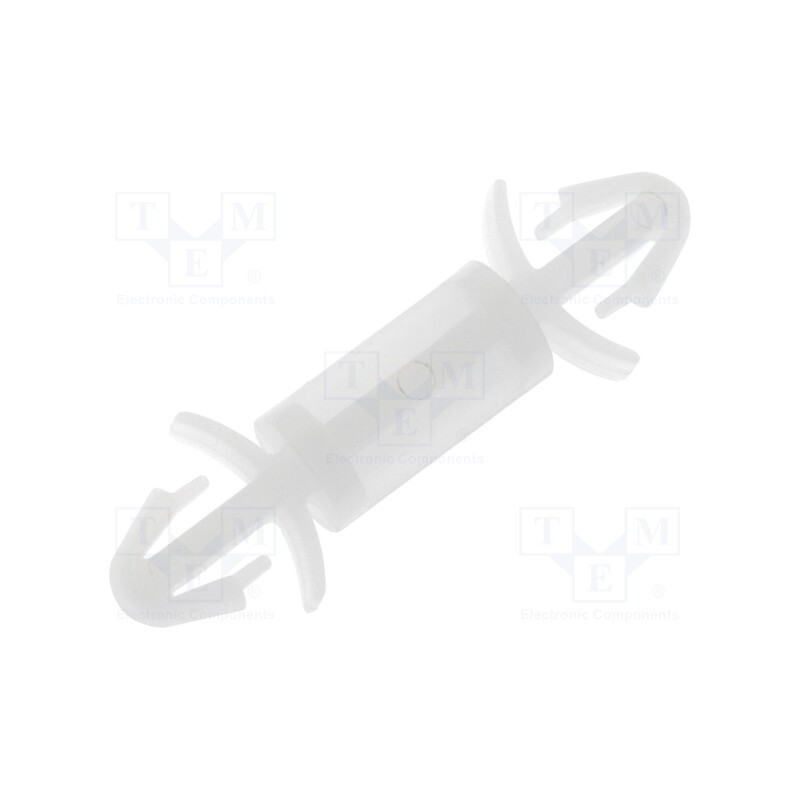 50 pcs x FIX&FASTEN - FIX-LCF-9 - PCB distance, polyamide, L: 9.5mm, latch/latch, natural, UL94V-2