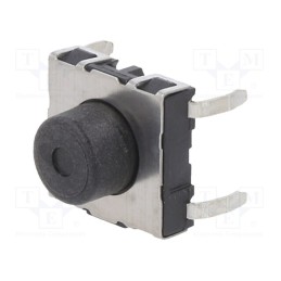1 pcs x SCHURTER - 1241.162 - Microswitch TACT, SPST-NO, Pos: 2, 0.5A/42VDC, THT, 7.6mm, OFF-(ON)