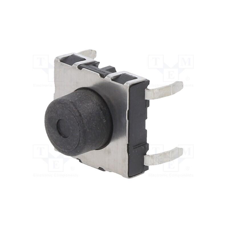 1 pcs x SCHURTER - 1241.162 - Microswitch TACT, SPST-NO, Pos: 2, 0.5A/42VDC, THT, 7.6mm, OFF-(ON)