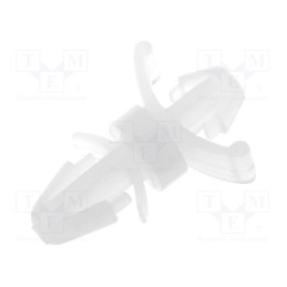 50 pcs x FIX&FASTEN - FIX-LCD-4 - PCB distance, polyamide, L: 4mm, latch/latch, natural, UL94V-2