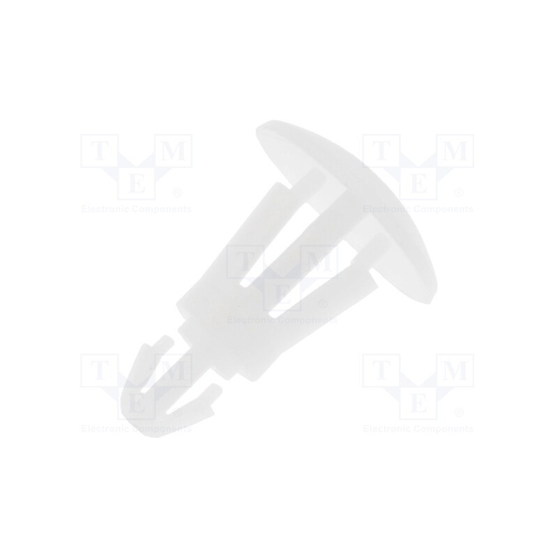 50 pcs x FIX&FASTEN - FIX-RCC-6.3 - Assembly stud, polyamide, L: 6.3mm, snap fastener, natural
