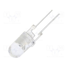 1 pcs x OPTOSUPPLY - OSG5XA5141R-150MA - LED, 5mm, green, 43000÷50000mcd, 40°, Front: convex, 3.3÷3.8V