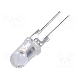 1 pcs x OPTOSUPPLY - OSR5XA5141R-150MA - LED, 5mm, red, 22000÷25000mcd, 40°, Front: convex, 2.2÷2.6V, 18÷20lm