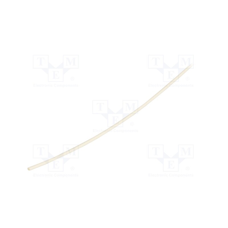 6 m x TE Connectivity - RNF-100-3/64-9-STK - Heat shrink sleeve, glueless,flexible, 2: 1, 1.2mm, L: 1.2m, white