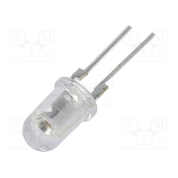 1 pcs x OPTOSUPPLY - OSR5XA5B91R-150MA - LED, 5mm, red, 12000÷14400mcd, 90°, Front: convex, 2.2÷2.6V, 18÷20lm