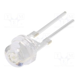 1 pcs x OPTOSUPPLY - OSG5XA56E1R-150MA - LED, 4.8mm, green, 12000÷14400mcd, 33÷38lm, 140°, Front: convex