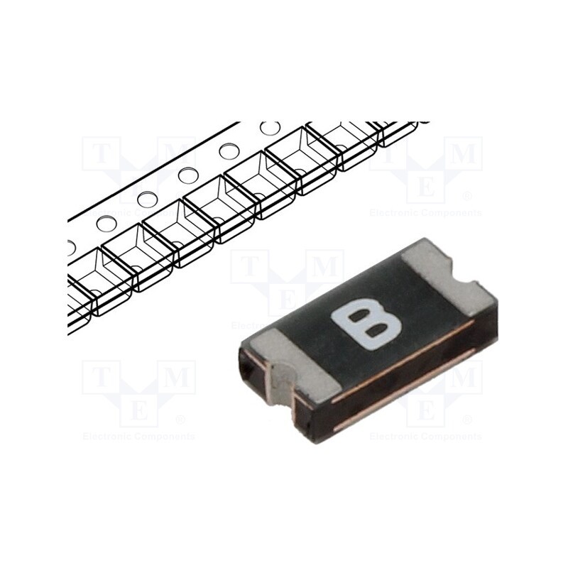 5 pcs x LITTELFUSE - 1206L016WR - Fuse: PTC polymer, 160mA, SMD, 1206L