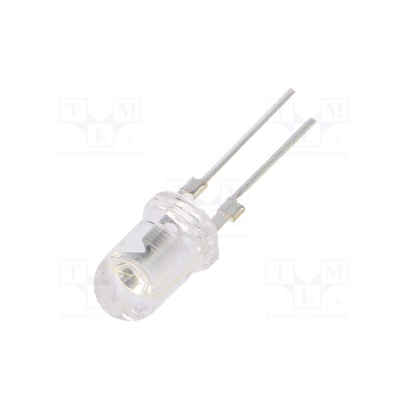 1 pcs x OPTOSUPPLY - OSB4XA5B91R-150MA - LED, 5mm, blue, 7000÷8400mcd, 90°, Front: convex, 3.3÷3.8V, 10÷12lm
