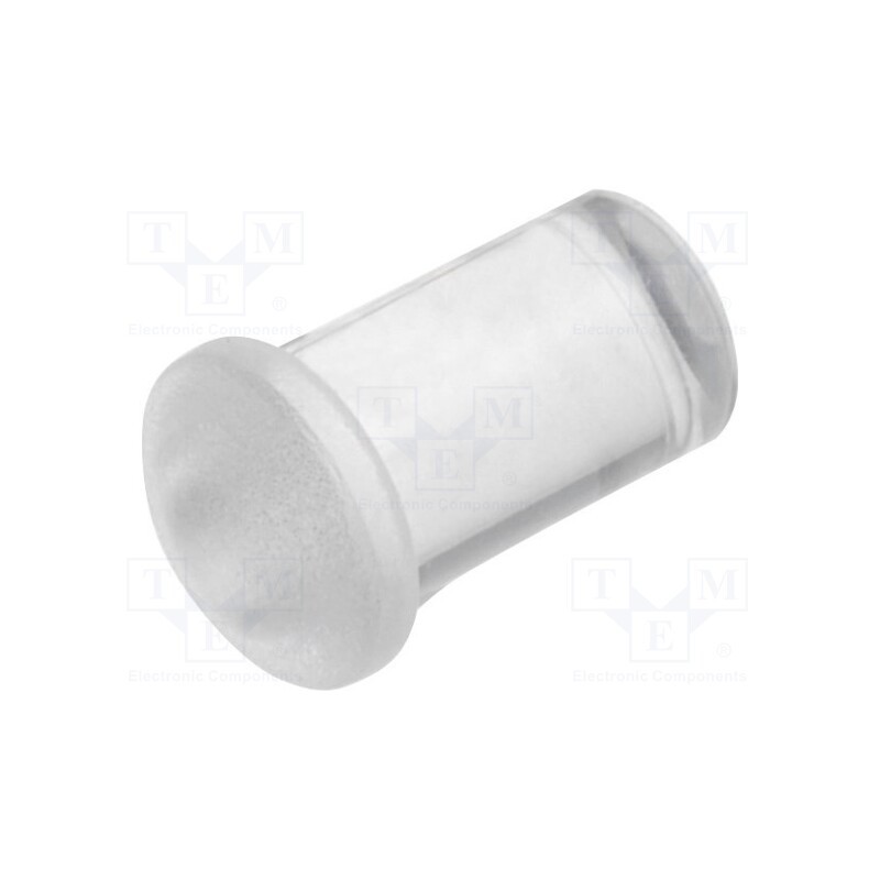 1 pcs x BIVAR - PLP5-2-250 - Fiber for LED, round, Ø5mm, Front: convex, straight