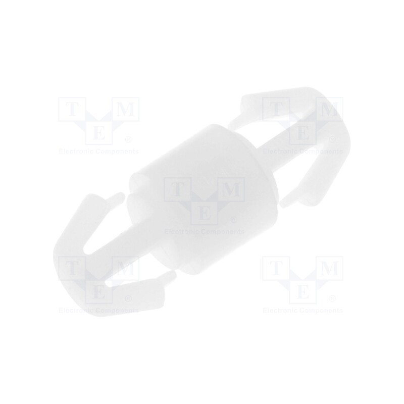 50 pcs x FIX&FASTEN - FIX-LCC-4 - PCB distance, polyamide, L: 4mm, latch/latch, natural, UL94V-2