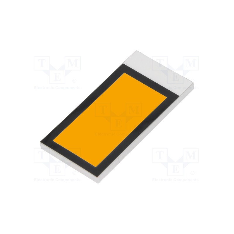 1 pcs x DISPLAY ELEKTRONIK - DE LP-504-A - Backlight, DE123, LED, Dim: 35.5x17.78x2.5mm, amber, 25.13x12.43mm