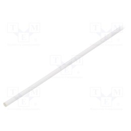 6 m x TE Connectivity - RNF-100-1/8-9-STK - Heat shrink sleeve, glueless,flexible, 2: 1, 3.2mm, L: 1.2m, white
