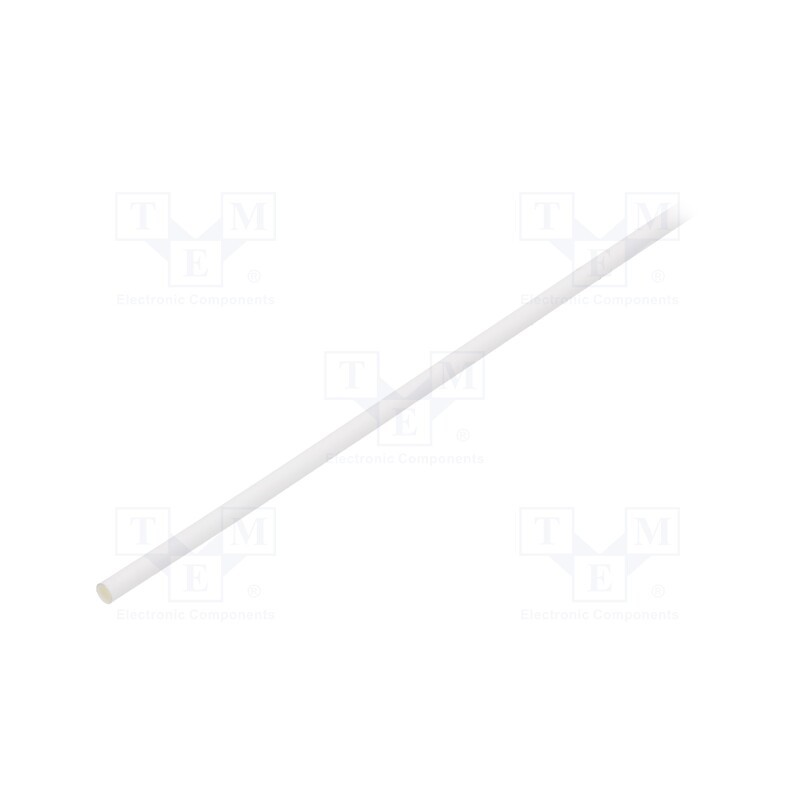 6 m x TE Connectivity - RNF-100-1/8-9-STK - Heat shrink sleeve, glueless,flexible, 2: 1, 3.2mm, L: 1.2m, white