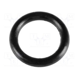 50 pcs x FIX&FASTEN - FIX-OR-2.7 - O-ring gasket, NBR rubber, Thk: 0.6mm, Øint: 2.75mm, black