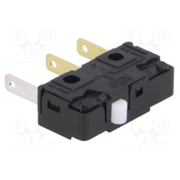 1 pcs x SAIA-BURGESS - X4G305N1BB - Microswitch SNAP ACTION, 6A/250VAC, without lever, SPDT, ON-(ON)