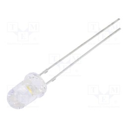 1 pcs x OPTOSUPPLY - OSB4XA56E1R-150MA - LED, 4.8mm, blue, 4200÷5500mcd, 140°, Front: convex, 3.3÷3.8V