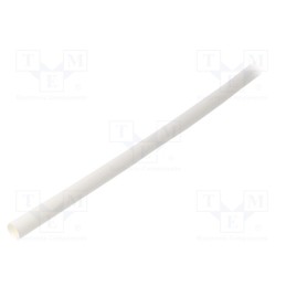 6 m x TE Connectivity - RNF-3000-9/3-9-STK - Heat shrink sleeve, glueless, 3: 1, 9mm, L: 1.2m, white, polyolefine