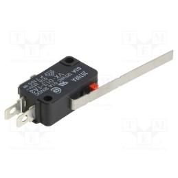 1 pcs x OMRON OCB - VX-013-1A3 - Microswitch SNAP ACTION, 0.1A/125VAC, 0.1A/30VDC, with lever