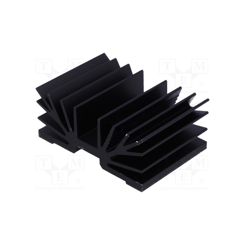 1 pcs x FISCHER ELEKTRONIK - SK65/37,5/SA1XM3 - Heatsink: extruded, SOT32, black, L: 37.5mm, W: 54mm, 5.5K/W