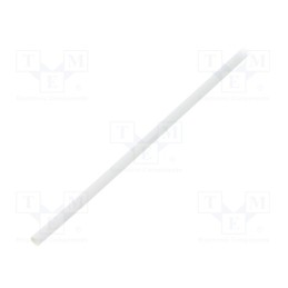 6 m x TE Connectivity - RNF-100-3/32-9-STK - Heat shrink sleeve, glueless,flexible, 2: 1, 2.4mm, L: 1.2m, white