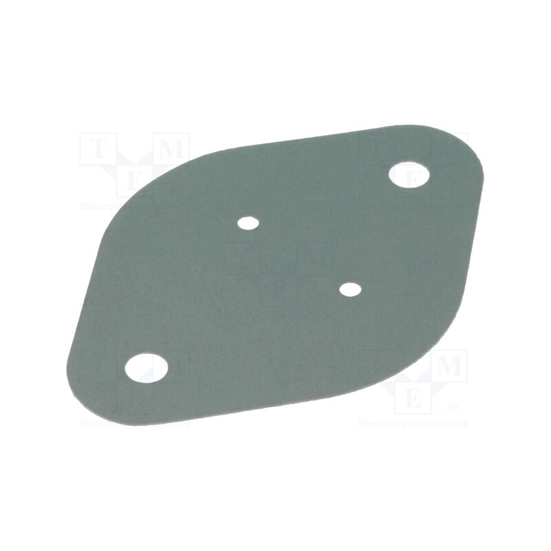 2 pcs x FISCHER ELEKTRONIK - WK 3 - Heat transfer pad: silicone, TO3, 0.45K/W, L: 42mm, W: 29mm, UL94V-0