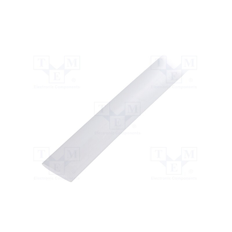 6 m x TE Connectivity - RNF-3000-18/6-X-STK - Heat shrink sleeve, glueless, 3: 1, 18mm, L: 1.2m, transparent
