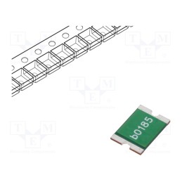 5 pcs x BEL FUSE - 0ZCF0185FF2C - Fuse: PTC polymer, 1.85A, Imax: 100A, 0ZCF, 2920